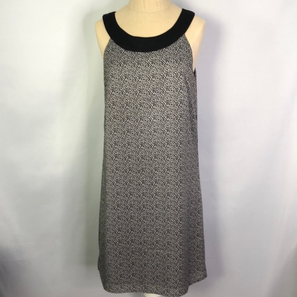 H&M Halter Black With White Dot Print Dress Size 6 - Picture 1 of 11